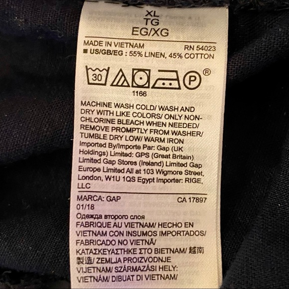 Last chance! Utility Shorts in Linen-Cotton - Picture 4 of 4